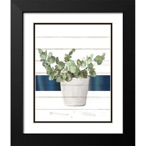 Pots 1 Black Modern Wood Framed Art Print with Double Matting by Allen, Kimberly