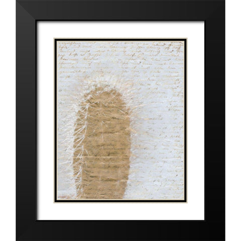 Desert Cacti 1 Black Modern Wood Framed Art Print with Double Matting by Allen, Kimberly