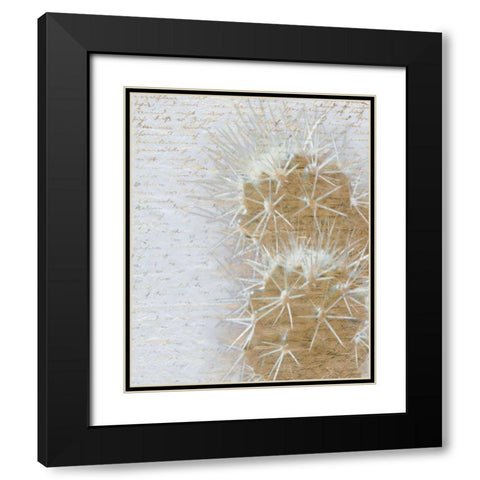 Desert Cacti 2 Black Modern Wood Framed Art Print with Double Matting by Allen, Kimberly