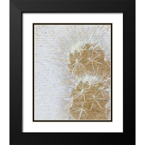 Desert Cacti 2 Black Modern Wood Framed Art Print with Double Matting by Allen, Kimberly