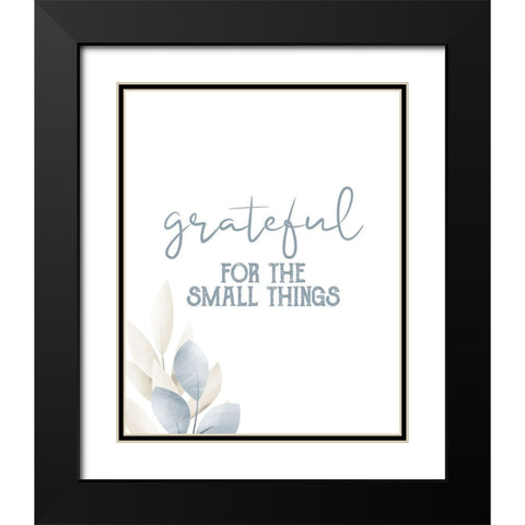 Grateful 10 Black Modern Wood Framed Art Print with Double Matting by Allen, Kimberly