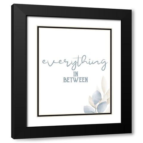 Grateful 12 Black Modern Wood Framed Art Print with Double Matting by Allen, Kimberly