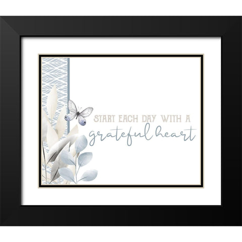 Grateful 13 Black Modern Wood Framed Art Print with Double Matting by Allen, Kimberly