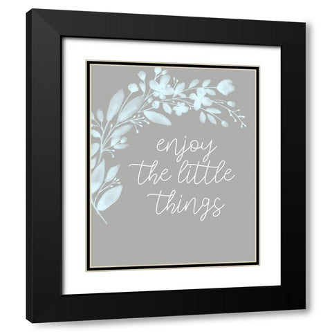Simply Enjoy 2 Black Modern Wood Framed Art Print with Double Matting by Allen, Kimberly