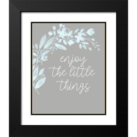 Simply Enjoy 2 Black Modern Wood Framed Art Print with Double Matting by Allen, Kimberly