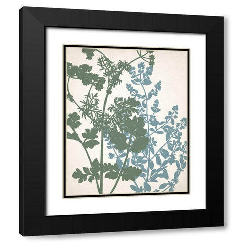 Grow 1 Black Modern Wood Framed Art Print with Double Matting by Allen, Kimberly