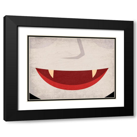 Dracula Black Modern Wood Framed Art Print with Double Matting by Allen, Kimberly