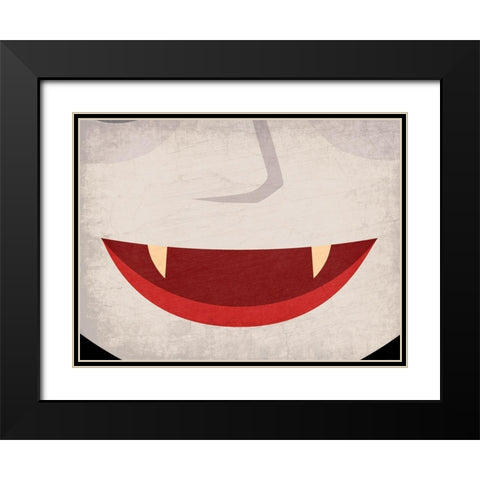 Dracula Black Modern Wood Framed Art Print with Double Matting by Allen, Kimberly