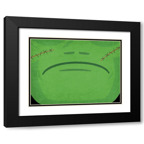 Frankenstein Black Modern Wood Framed Art Print with Double Matting by Allen, Kimberly