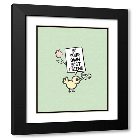 Mindfulness 6 Black Modern Wood Framed Art Print with Double Matting by Allen, Kimberly