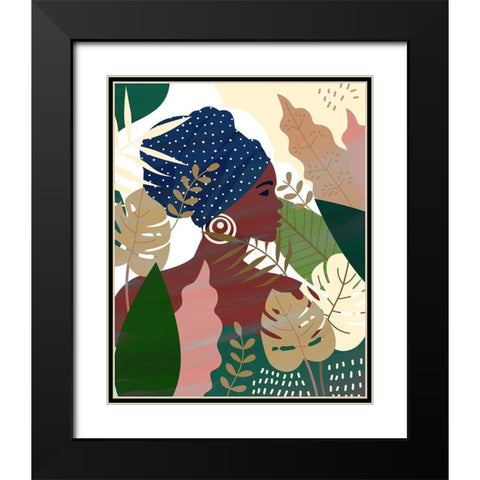 Beauty 2 Black Modern Wood Framed Art Print with Double Matting by Allen, Kimberly