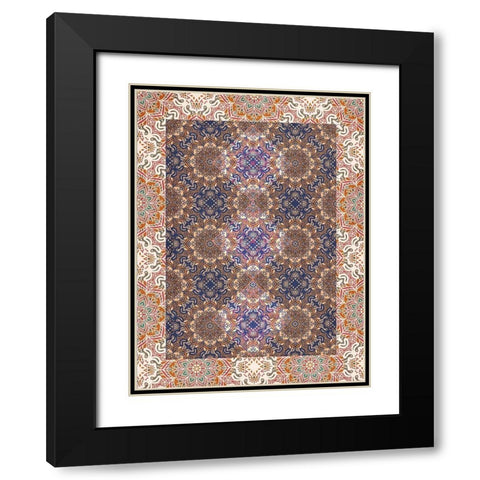Moroccan 4 Black Modern Wood Framed Art Print with Double Matting by Allen, Kimberly