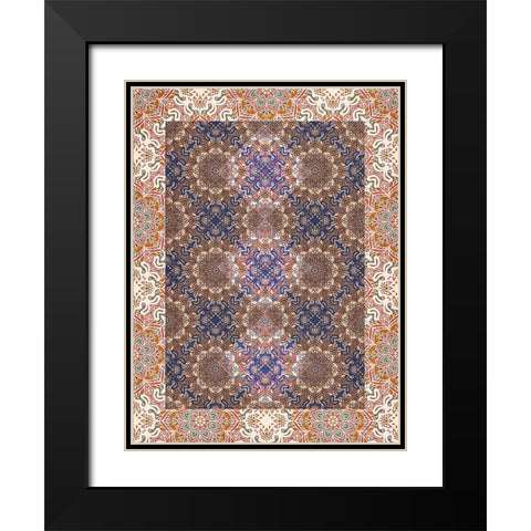 Moroccan 4 Black Modern Wood Framed Art Print with Double Matting by Allen, Kimberly
