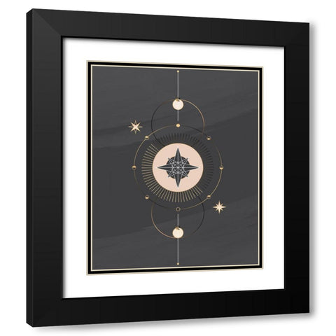 Tarot 2 Black Modern Wood Framed Art Print with Double Matting by Allen, Kimberly