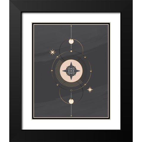 Tarot 2 Black Modern Wood Framed Art Print with Double Matting by Allen, Kimberly