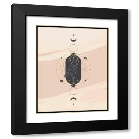 Tarot 3 Black Modern Wood Framed Art Print with Double Matting by Allen, Kimberly