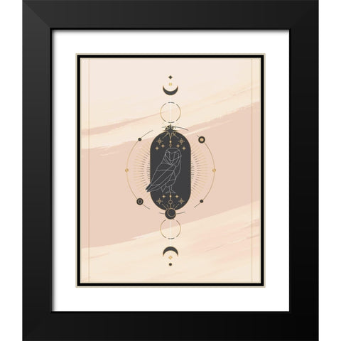 Tarot 3 Black Modern Wood Framed Art Print with Double Matting by Allen, Kimberly