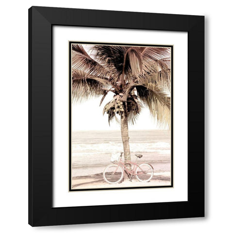 Beach Ride Black Modern Wood Framed Art Print with Double Matting by Allen, Kimberly