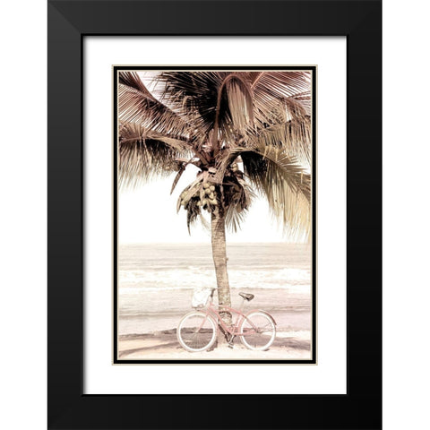 Beach Ride Black Modern Wood Framed Art Print with Double Matting by Allen, Kimberly