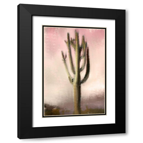 Cacti Black Modern Wood Framed Art Print with Double Matting by Allen, Kimberly