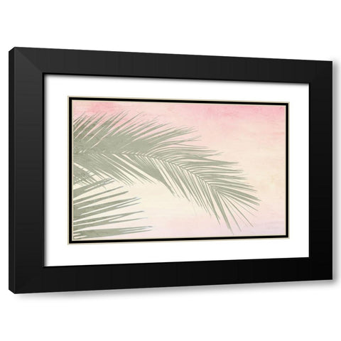 Palm Black Modern Wood Framed Art Print with Double Matting by Allen, Kimberly