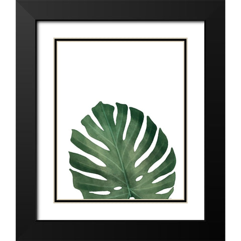 Palms 2 Black Modern Wood Framed Art Print with Double Matting by Allen, Kimberly