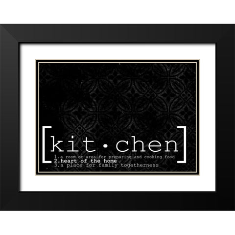 Heart of the Home Black Modern Wood Framed Art Print with Double Matting by Allen, Kimberly