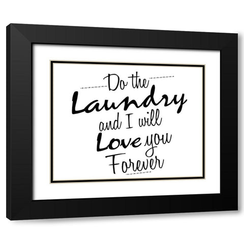 Do Black Modern Wood Framed Art Print with Double Matting by Allen, Kimberly