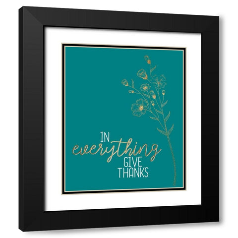 In Everything V2 Black Modern Wood Framed Art Print with Double Matting by Allen, Kimberly