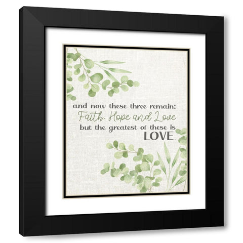 The Greatest Black Modern Wood Framed Art Print with Double Matting by Allen, Kimberly
