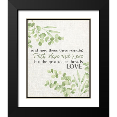 The Greatest Black Modern Wood Framed Art Print with Double Matting by Allen, Kimberly