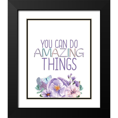 Amazing 1 Black Modern Wood Framed Art Print with Double Matting by Allen, Kimberly