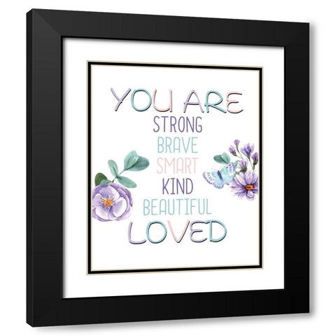 Amazing 3 Black Modern Wood Framed Art Print with Double Matting by Allen, Kimberly