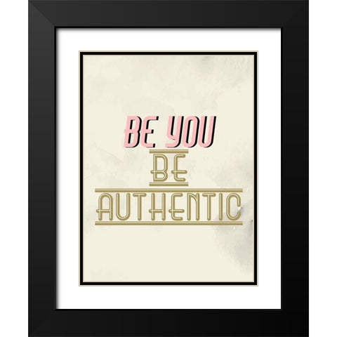 Bold 2 Black Modern Wood Framed Art Print with Double Matting by Allen, Kimberly