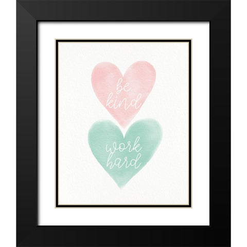 Be Strong 2 Black Modern Wood Framed Art Print with Double Matting by Allen, Kimberly