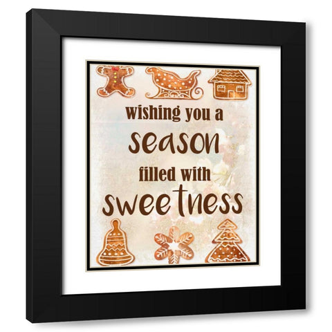 Wishing You Black Modern Wood Framed Art Print with Double Matting by Allen, Kimberly