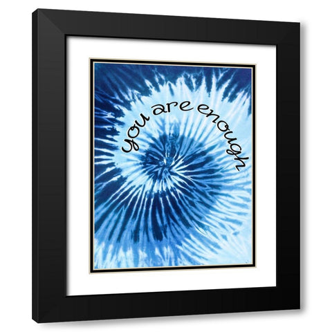 Enough Black Modern Wood Framed Art Print with Double Matting by Allen, Kimberly