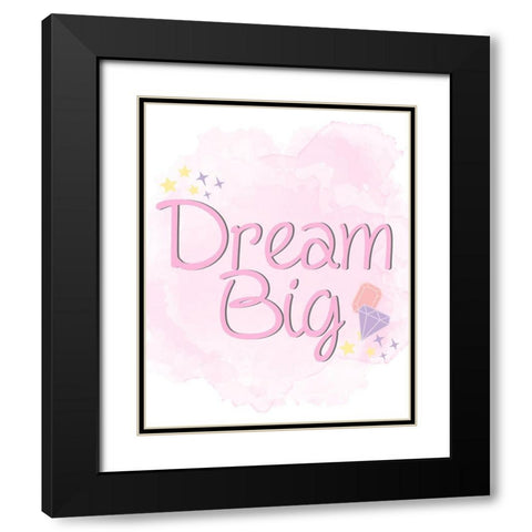 Girls Rule 3 Black Modern Wood Framed Art Print with Double Matting by Allen, Kimberly