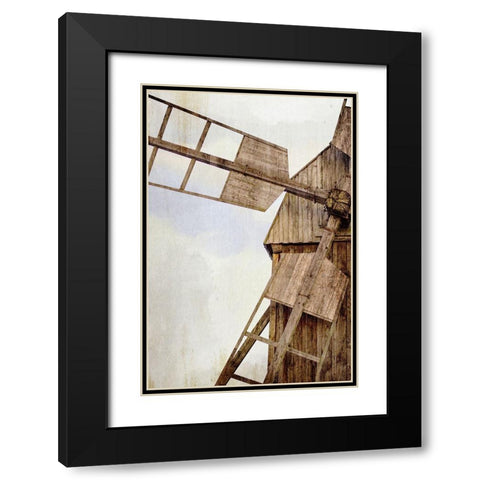 Spin Black Modern Wood Framed Art Print with Double Matting by Allen, Kimberly