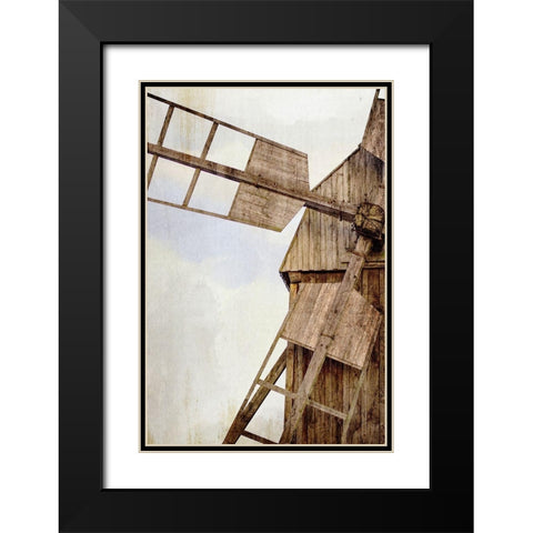 Spin Black Modern Wood Framed Art Print with Double Matting by Allen, Kimberly