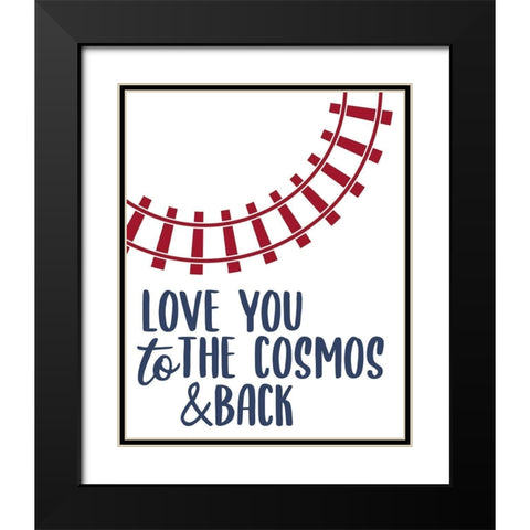 Railroad Track 1 Black Modern Wood Framed Art Print with Double Matting by Allen, Kimberly