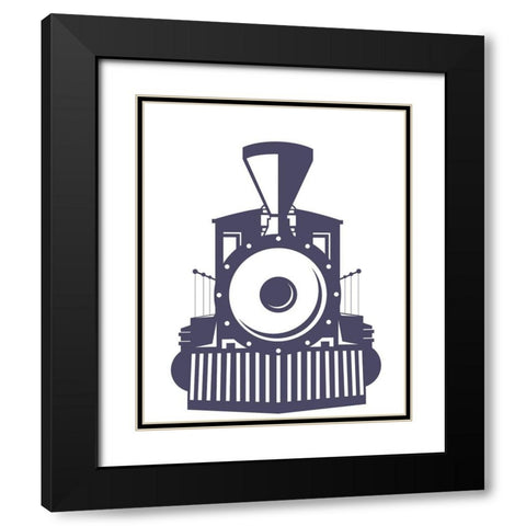 Railroad Track 2 Black Modern Wood Framed Art Print with Double Matting by Allen, Kimberly