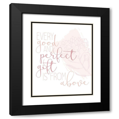 Perfect Gift from Above Black Modern Wood Framed Art Print with Double Matting by Allen, Kimberly