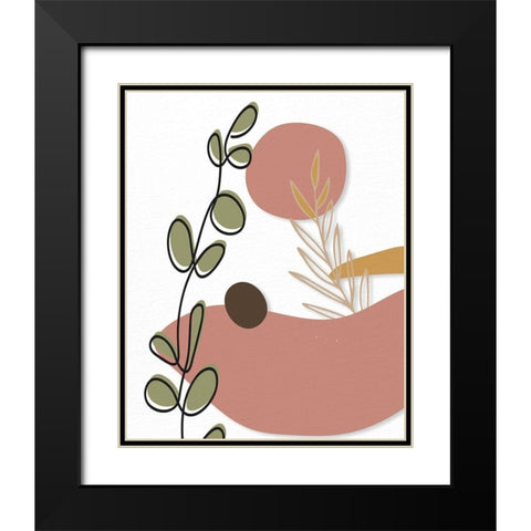 Natural Space 1 Black Modern Wood Framed Art Print with Double Matting by Allen, Kimberly