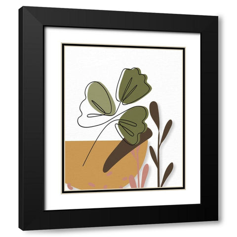 Natural Space 2 Black Modern Wood Framed Art Print with Double Matting by Allen, Kimberly
