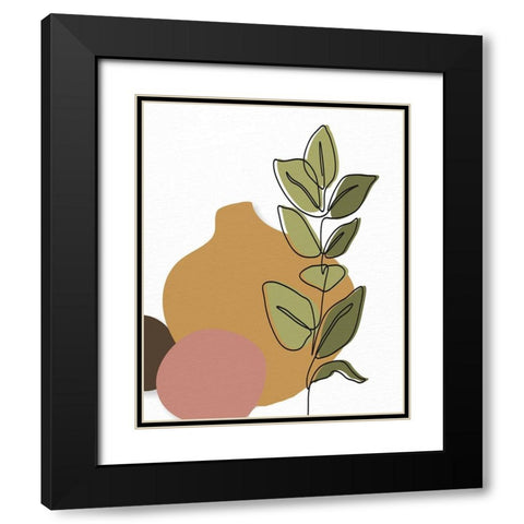 Natural Space 3 Black Modern Wood Framed Art Print with Double Matting by Allen, Kimberly