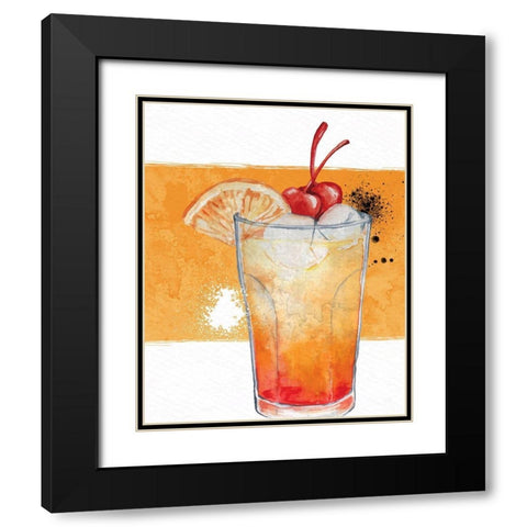 Cocktail Hour 4 Black Modern Wood Framed Art Print with Double Matting by Allen, Kimberly