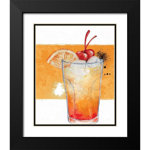 Cocktail Hour 4 Black Modern Wood Framed Art Print with Double Matting by Allen, Kimberly