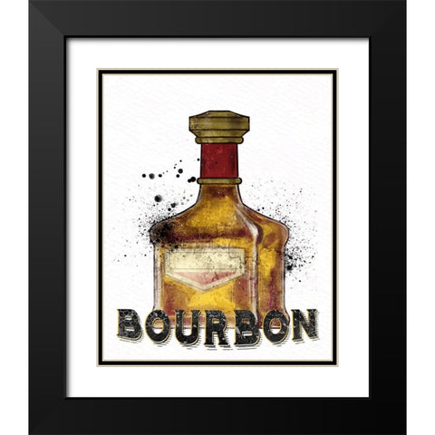 Bottles 1 Black Modern Wood Framed Art Print with Double Matting by Allen, Kimberly