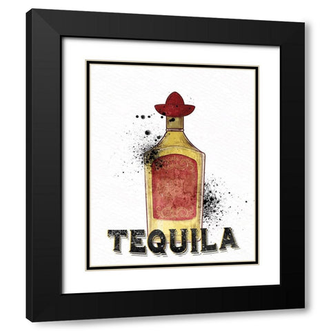 Bottles 3 Black Modern Wood Framed Art Print with Double Matting by Allen, Kimberly